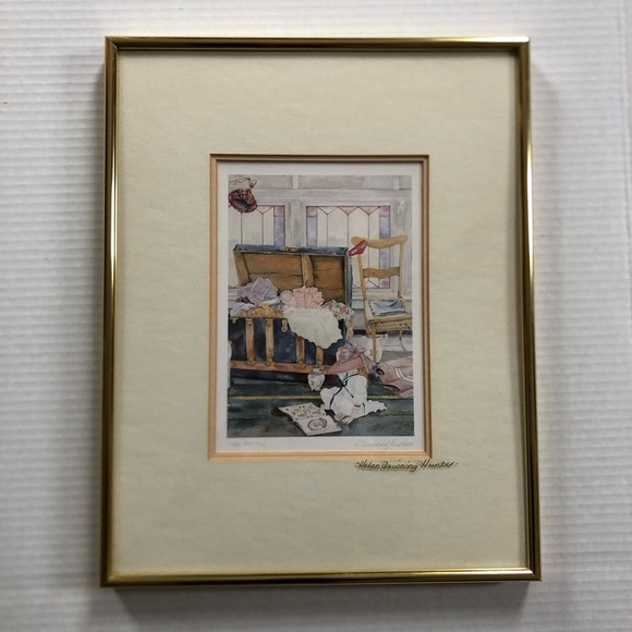 Canadian Helen Downing Hunter Signed Framed Print - Picture 2 of 11